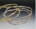 Triple wrap twig bangle