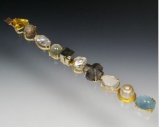 Mixed mineral bracelet