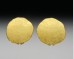 Gold disc earrings