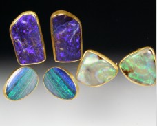 Opal studs