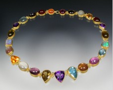 Gemstone necklace