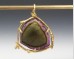 Bi color tourmaline pendant