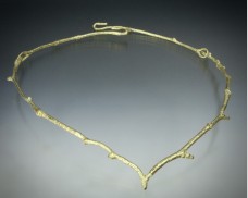 Twig hinged necklace