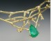 Emerald twig neckpiece