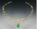 Emerald twig neckpiece