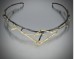 Twig neckpiece with diamonds