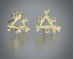 Triangle twig stud earring