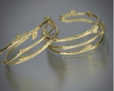 Large hoop earrings