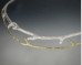 Gold and silver twig neck collar