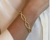 Twig heavy chain bracelet