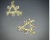 Triangle twig stud earring