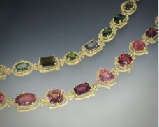 Medium-link tourmaline bracelet