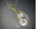 South Sea pearl twig pendant