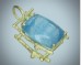 Aquamarine Chunky Pendant