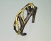 Mixed Metal Twig Cuff - Gold & Silver