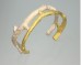 Mixed Metal Twig Cuff - Gold & Silver