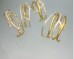 Mixed Metal Twig Cuff - Gold & Silver