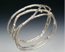 Quadruple twig bangle