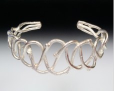 Tapered, braided cuff