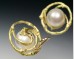 Twig & pearl earrings