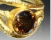 Cognac diamond twig ring